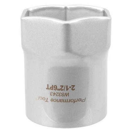 PERFORMANCE TOOL 1/2 Dr. Lock Nut Socket 2-1/2 In Lock Nut Skt 2-, W83243 W83243